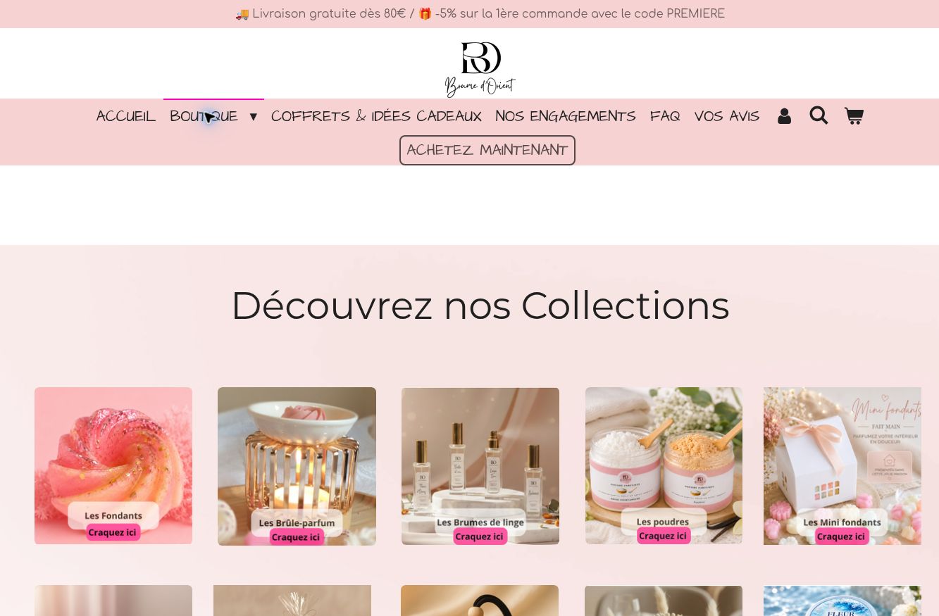Capture authentique des collections Brume d’Orient