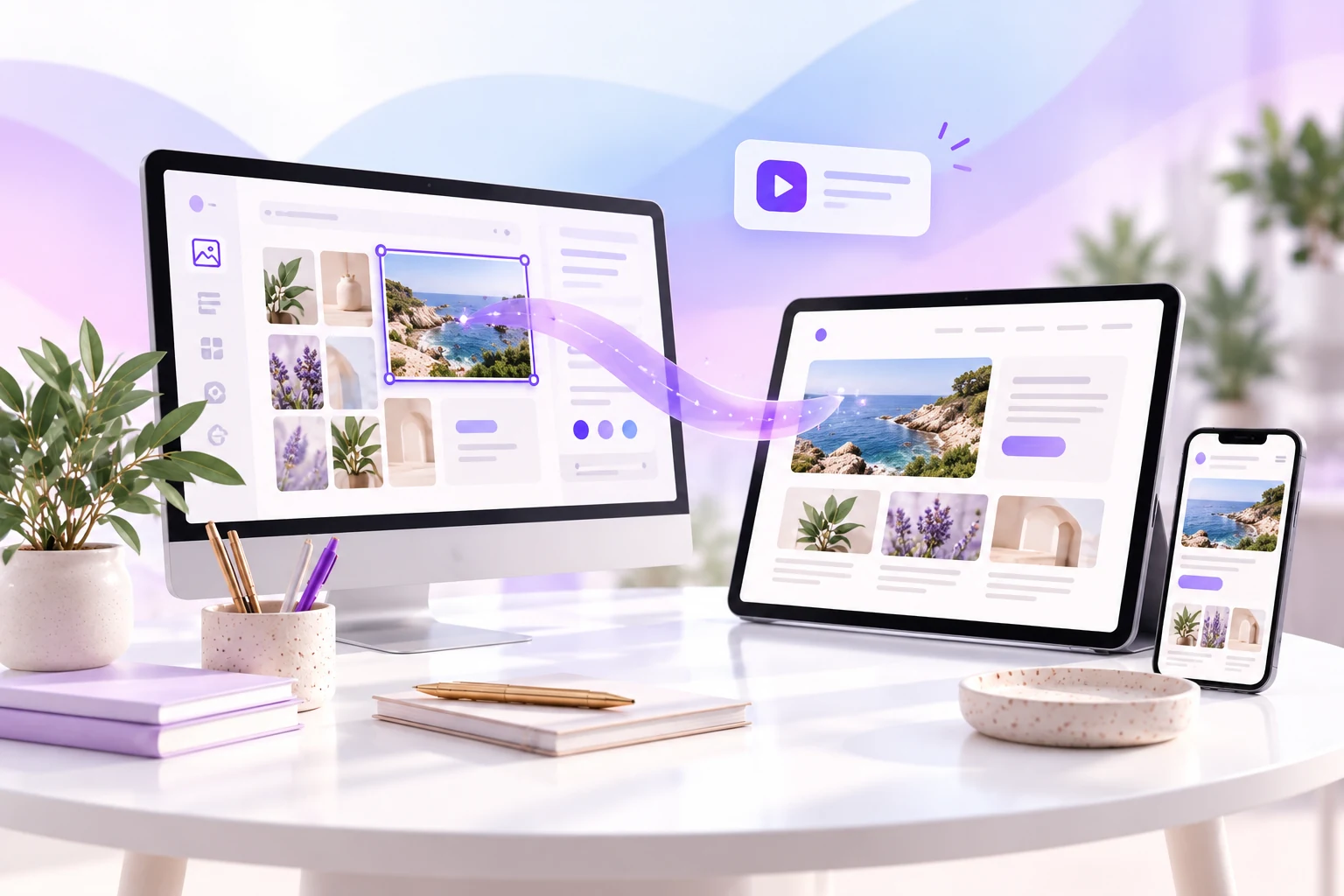 Illustration conceptuelle : apprendre à modifier les contenus de son site